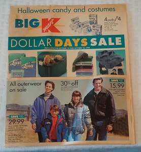 Vintage 1999 Original Complete KMart Ad Flyer Circular N64 Nintendo Halloween - Picture 1 of 3