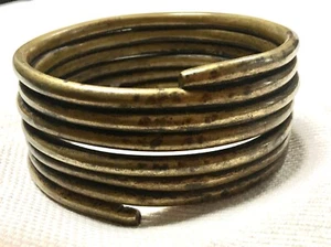 bronze bracelet original tribal india from naga tribe - Picture 1 of 5
