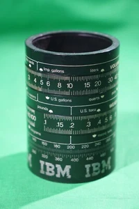 IBM VTG 1970 Universal Circle Metric Converter Pencil Holder Caddy Black - Bild 1 von 3
