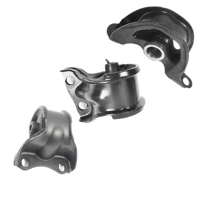 Juego de 3 montaje de motor y transmisión para Honda Civic 1992-1993 1,5 L 6533 6520 6551 Foto 1 de 4