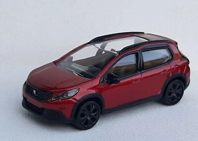 Norev 3 inches 1/60. Peugeot 2008 mk1 . Rouge   Neuf en boite  - Photo 1/4