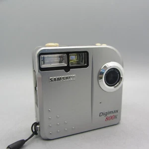 Samsung Digimax 800K 0.8MP Compact Digital Camera Silver Tested - Picture 1 of 7