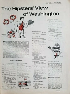 Decoración artística de pared efímera Hipster's View of Washington 1963 de colección - Imagen 1 de 1