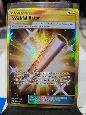 Pokémon TCG Wishful Baton Crimson Invasion 121/111 Holo Secret Rare - Image 1 of 2