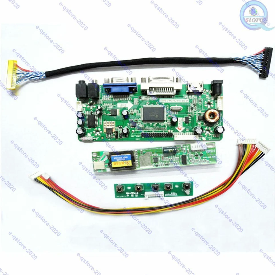 Convert Laptop Screen LTN160AT01/LTN160AT02 to Monitor-LCD Controller Board Kit - Image 1 of 1