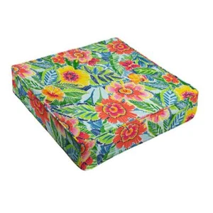 SORRA HOME Indoor/Outdoor Corded Lounge Chair Cushion 22" X 22" Pensacola Multi - Picture 1 of 3