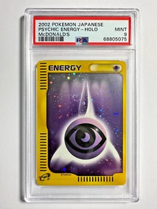 PSA 9 Mint Psychic Energy Holo 2002 Pokemon Japanese McDonald's Promo - Picture 1 of 1