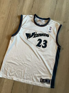 Michael Jordan Washington Bullets Wizards Jersey XL REEBOK - Picture 1 of 5