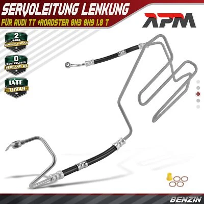 Power Steering Hose Steering for Audi TT 8N3 Roadster 8N9 1998-2006 1.8L Petrol - Image 1 of 4