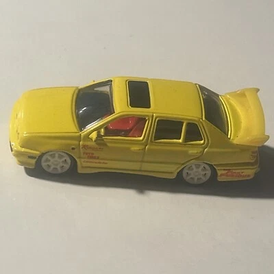 1995 Volkswagen Jetta VW Diecast Car Yellow with Fast & Furious Logo - Image 1 of 4