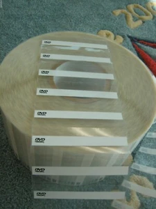 DVD Security Label 4" x1 5/16" , 1000 pcs/Roll SALE! FREE SHIPPING - Picture 1 of 1