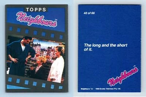 The Long & Short Of It #40 Neighbours Series 1 Topps 1988 Trading Card - Picture 1 of 1