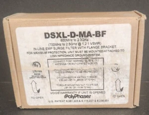 PolyPhaser DSXL-D-MA-BF 800MHz to 2.5GHz In-Line EMP Surge Filter  NIB - Picture 1 of 7
