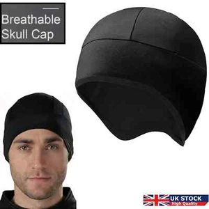 Breathable Skull Cap Wicking Cycling Motor Bike Under Helmet Hat Liner Running - Picture 1 of 7