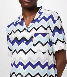 MISSONI Chevron Striped Shirt Size Extra Large GENUINE RRP £280 #U4 - Picture 1 of 7