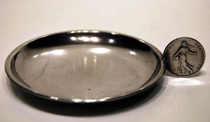 CENDRIER COUPELLE PIECE 2 F argent SEMEUSE 1917 diam 10,5cm - Imagen 1 de 1