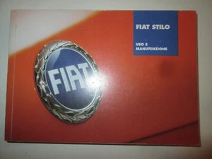FIAT STILO 1.8 16v  2.4 20v 1.2 1.4 1.6 1.9 jtd Manuale Uso e Manutenzione 2003 - Foto 1 di 3