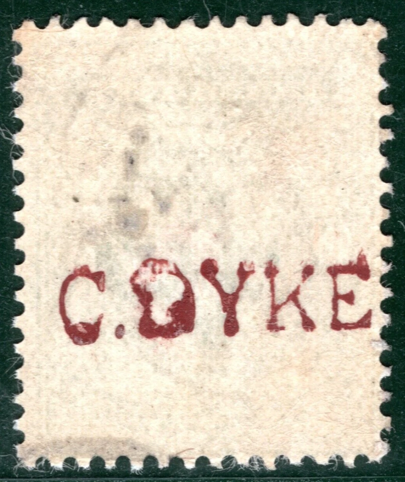 GB KEVII SG.217var ½d Green UNDERPRINT *C DYKE* Hereford 1910 CDS Rare REDS113 - Image 1 of 4