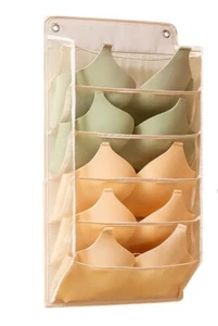 Underwear Bra Storage Bag Foldable Home Closet Organizer Hanging Shelf NEW - Picture 1 of 7