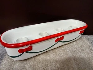 4 candle holder Tray vintage Christmas candelabra Swedish Rural house Advent - Picture 1 of 6