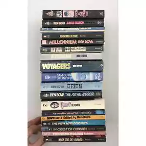 Ben Bova Lot Set 18 Vintage Paperbacks 5 Are Signed Some 1st Ed 1st Printing - Foto 1 di 12
