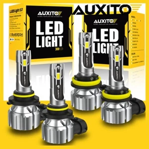 4x 9005+H11 LED Headlight Combo High Low Beam Bulbs Kit Super White Bright Lamps - Picture 1 of 9