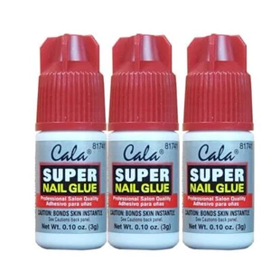 3bottles Super nail Glue professional Salon Quality,Quick and Strong Nail liquid - Picture 1 of 4