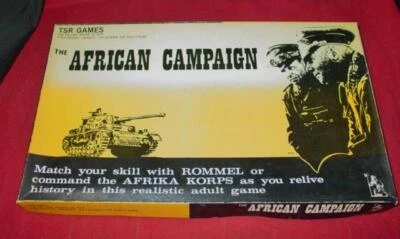 TSR Games : The African Campaign - Rommel in the Desert WW2 (Rare Lizard Logo) - Image 1 of 4