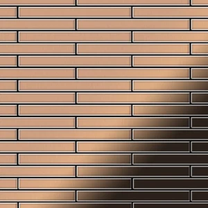 Mosaico azulejo macizo metal cobre laminado cobre 1,6 mm fuerte Avenue-CM - Imagen 1 de 4