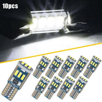 10X T10 W 5W CANBUS SMD LED Auto Innenraumbeleuchtung Standlicht Birnen-Weiß - Bild 1 von 4