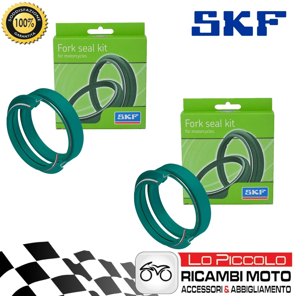 KIT 2 PARAOLI E PARAPOLVERE FORCELLA 43MM KAYABA YAMAHA YZ 250 X 2016 2017 2018 Foto 1 de 1