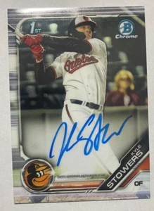 2019 Bowman Chrome Draft Kyle Stowers 1. Prospekt Auto - Bild 1 von 2