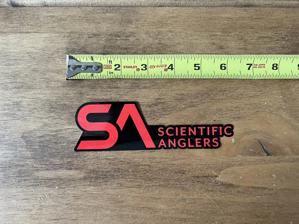 ORVIS Scientific Anglers Inc Fly Fishing Logo Sticker/Decal Approx 6” New Authentic