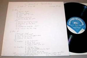 COUNTRY SESSIONS RADIO SHOW LP #36 JACKY WARD - Picture 1 of 1