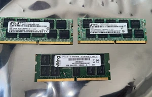 Lot of 3 x 8GB 2RX8 PC3-10600N-9-11-ZZZ - Picture 1 of 1