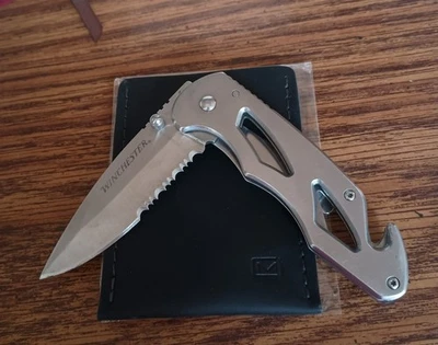 Winchester Folding Pocket Knife Stainless Steel with Pocket Clip EDC - Image 1 of 3