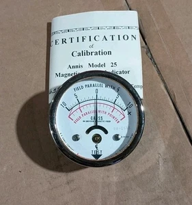 R.B. Annis Model 25 Magnetic Field Indicator Vintage Gauss Meter - Picture 1 of 4
