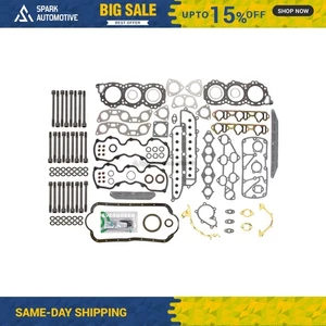 Juego completo de pernos de cabeza de junta para 84-86 Nissan 300ZX Maxima 3.0L VG30 SOHC 12V - Imagen 1 de 10