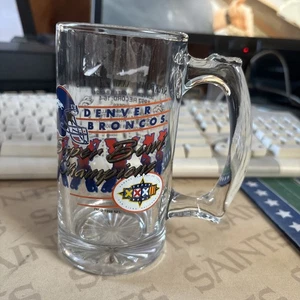 Denver Broncos Mug Glass Super Bowl XXXll - Picture 1 of 5