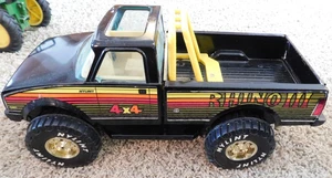 25-1096 Vint Nylint Black Rhino III Pickup Truck con roll bar scala 1/64 4 x 4 - Foto 1 di 10