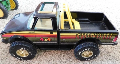 25-1096 Vint Nylint Black Rhino III Pickup Truck w/ Roll bars 1/64th Scale 4 X 4 - Image 1 of 4