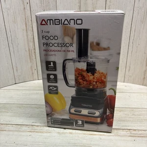 NEW IN BOX AMBIANO 3 cup Foood Processor - Various Attachments - Picture 1 of 3