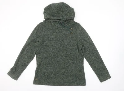 Regatta Great Outdoors Women's Green Pullover Hoodie Size 10 Polyester Fleece - Image 1 of 4