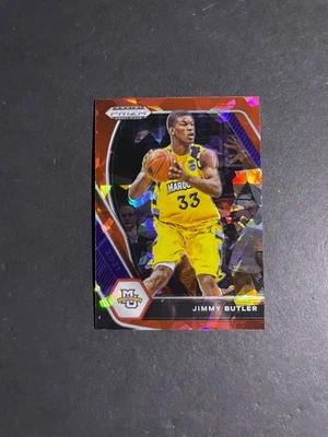 2021-22 Panini Prizm Draft Picks Jimmy Butler Red Cracked Ice Card #66 - Image 1 of 2