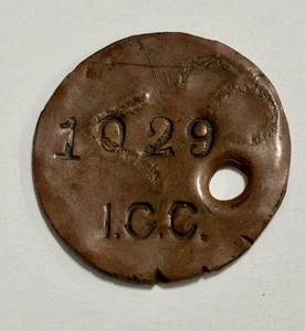 DOMINICAN REPUBLIC TOKEN INGENIO CRISTOBAL COLON COPPER - Picture 1 of 3
