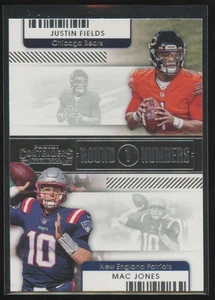 Panini Instant NFL Draft Night 2021 Justin Fields/Mac Jones novato Chicago Bears - Imagen 1 de 2
