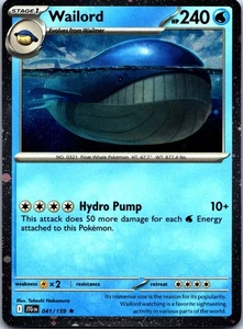 Wailord Holo Rare JTG SV09: Journey Together 041/159 NM - Bild 1 von 2