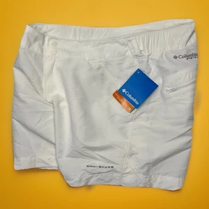 Pantalones Cortos Columbia PFG Coral Point II UPF 50 Damas Pantalones Cortos de Pesca Talla 6 Blanco Nuevo con Etiquetas - Imagen 1 de 8