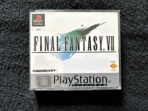 Final Fantasy VII - FF7 - PlayStation 1 (PS1) Platinum with FF8 demo - VGC - PAL - Picture 1 of 14