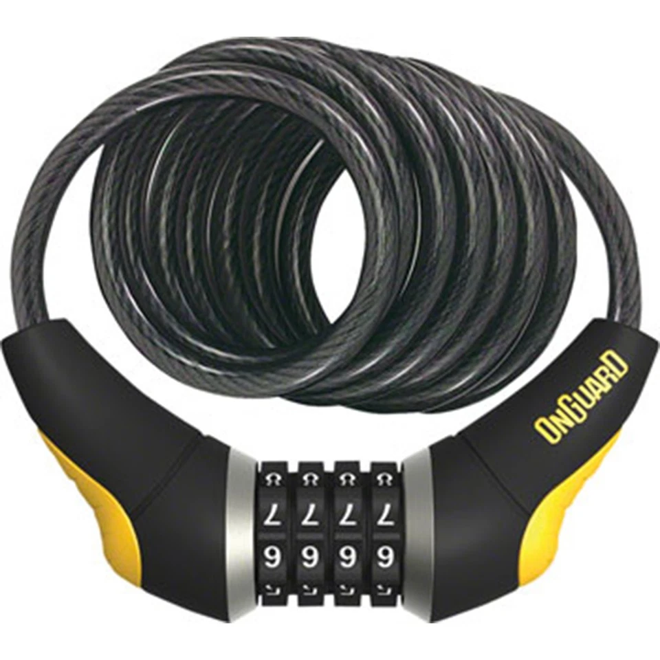 OnGuard Doberman Combo Cable Lock 8032 10mm X 6 Feet